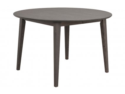 Sötétbarna tölgy összecsukható étkezőasztal ROWICO FILIPPA 120/165 x 120 cm