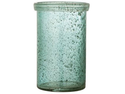 418543 zelena sklenena chladici nadoba na vino bloomingville echo 25 cm