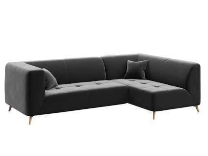 188348 1 tmave seda sametova rohova pohovka mesonica toro prava 260 cm