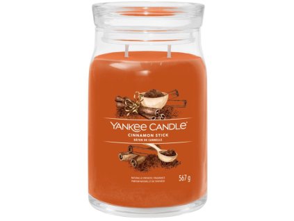 Nagy illatos gyertya Yankee Candle Cinnamon Stick Signature