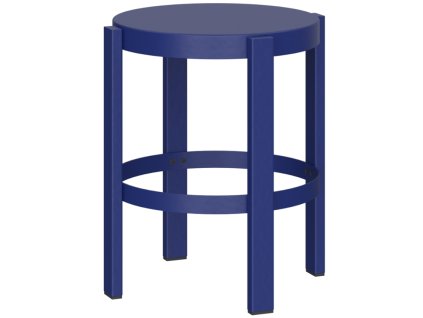 Kék fém Doon zsámoly 45 cm
