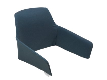 419446 tmave modre polstrovani ke kreslu net relax