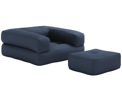 Cube összecsukható fotel lábtartóval