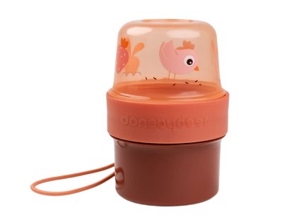 367253 3 oranzovy plastovy kelimek na svacinu done by deer birdee