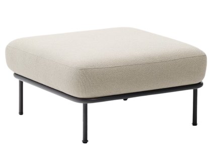 449526 bezova calounena podnozka kave home aurum ii 85 x 85 cm