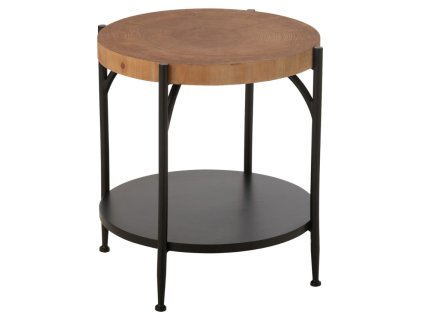 434122 hnedo cerny odkladaci stolek j line dopp 45 cm