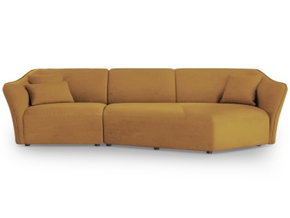 435696 horcicove zluta boucle petimistna pohovka cosmopolitan design tokyo 292 cm prava