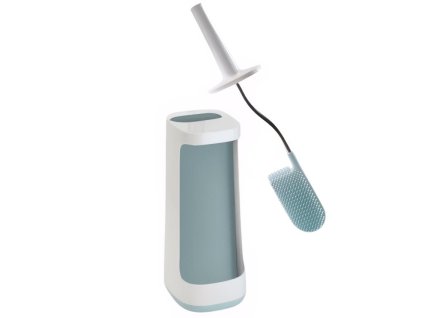 413476 bilo modra plastova wc stetka flex plus s uloznym prostorem