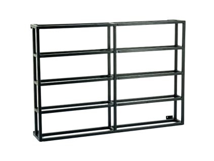 443094 2 cerny kovovy nastenny stojan mex 50 x 71