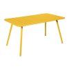 411733 zluty kovovy stul fermob luxembourg 143 x 80 cm