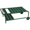 420130 tmave zeleny kovovy zahradni konferencni stolek fermob luxembourg 105 x 72 cm