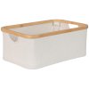 Bézs pamut tárolódoboz Quax Stella 45 x 30 cm