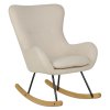 Bézs bouclé hintaszék Quax Basic
