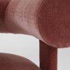 Rózsaszín kárpitozott karosszék SABANA