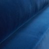Kék bársony franciaágy KOMORO 180 x 200 cm