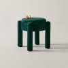 Zöld bársony zsámoly JADE 46 cm -fv-interier-25