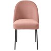 Rózsaszín bársony étkezőszék Unique Furniture Creston