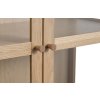 Tölgy vitrin Unique Furniture Elba 140 x 100 cm