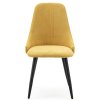 Sárga kárpitozott étkezőszék Marckeric Mani