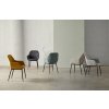 Sárga kárpitozott étkezőszék Somcasa Isabella