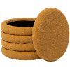 Sárga bouclé puff Somcasa Harry 40 cm