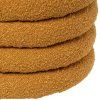 Sárga bouclé puff Somcasa Harry 40 cm