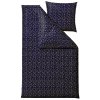 Sötétkék pamut ágynemű garnitúra Garden 14Sötétkék pamut ágynemű garnitúra Garden 140 x 200 cm0 x 200 cm0 x 200 cm