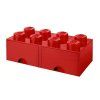 344817 7 cerveny ulozny box lego storage 25 x 50 cm