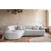 Fehér kárpitozott Miuform Bella Siena sarokkanapé 287 cm, balos