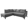 Szürke kárpitozott, ágyazható sarokülőgarnitúra Miuform Charming Charlie 234 cm, balos