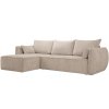 MICADONI Kaelle 252 cm-es, bal oldali, bézs színű, kárpitozott, sarokülőgarnitúra, ággyá alakíthatóMICADONI Kaelle 252 cm-es, bal oldali, bézs színű, kárpitozott, sarokülőgarnitúra, ággyá alakítható