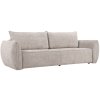 MICADONI Kaelle bézs színű, kárpitozott, háromszemélyes, kihúzható kanapé, 244 cm