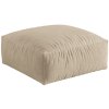 MICADONI Martina világos bézs bársony puff 106 x 106 cm