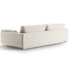 MICADONI Torino fehér, kárpitozott, négyszemélyes kanapé, 250 cm