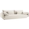 MICADONI Torino fehér, kárpitozott, négyszemélyes kanapé, 250 cm
