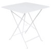 Fermob Bistro fehér fém összecsukható asztal 71 x 71 cm