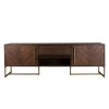 38910 5 hnedy dubovy tv stolek dutchbone class 180 x 45 cm