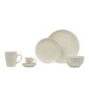 Fehér kerámia csésze és csészealj Kave Home Aratani 90 ml