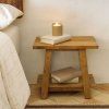 Kave Home Safara teakfa zsámoly 45 cm -fv-interier-25