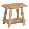 Teak zsámoly Kave Home Safara 45 cm
