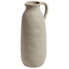 Bézs kerámia váza Kave Home Yandi 35,5 cm