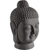 Antracitszürke figura Bizzotto Buddha fej