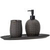 298659 antracitove seda keramicka sada s davkovacem na mydlo bloomingville hrin
