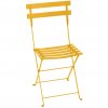 Sárga fém összecsukható szék Fermob Bistro