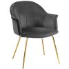 Szürke bársony étkezőszék MICADONI TANAMI