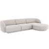 353859 svetle seda zinylkova rohova pohovka micadoni miley 265 cm prava