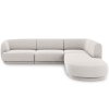 354138 1 svetle seda zinylkova rohova pohovka micadoni miley ii 255 cm prava