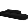 360725 3 cerna sametova pohovka micadoni jodie 262 cm prava