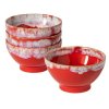 326430 1 sada ctyr cerveno bilych kameninovych misek costa nova latte bowls 15 cm