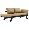 383724 7 tmave bezova dvoumistna rozkladaci pohovka karup design bebop 174 cm s cernou konstrukci